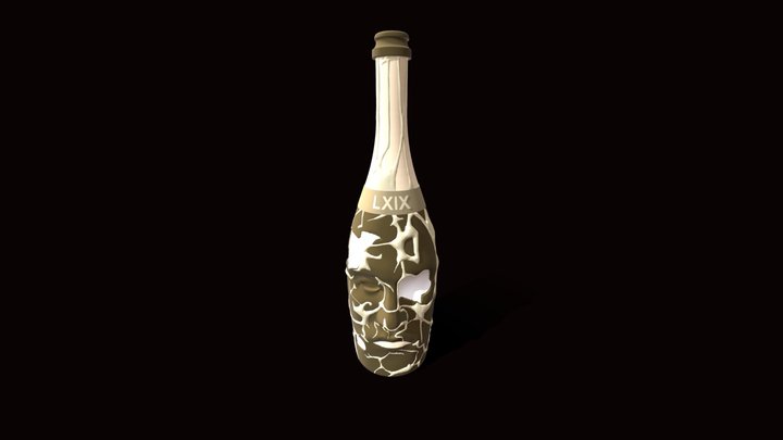 Art bottle 3D Model
