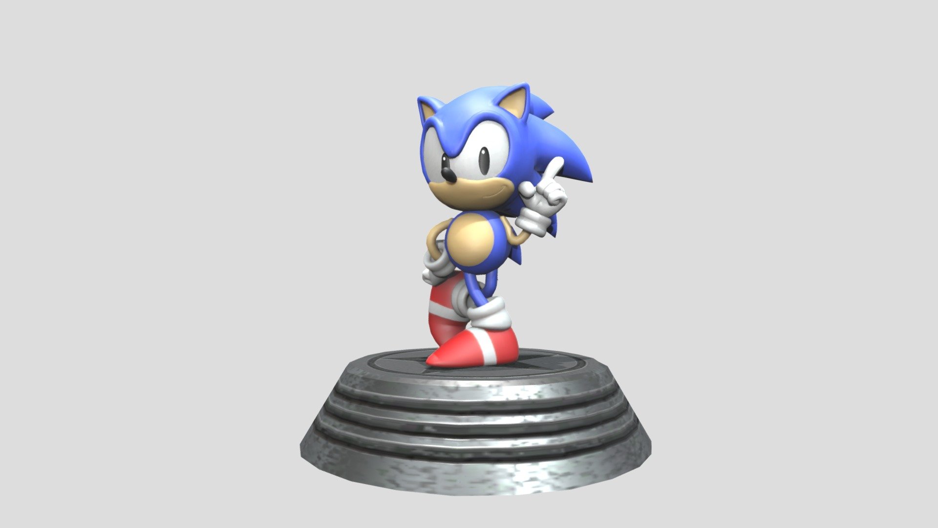 Classic Sonic Statue