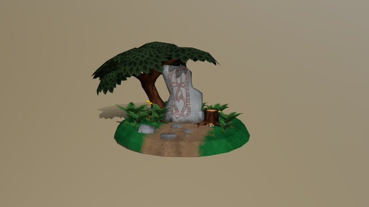 Projekt Runestone 3D Model