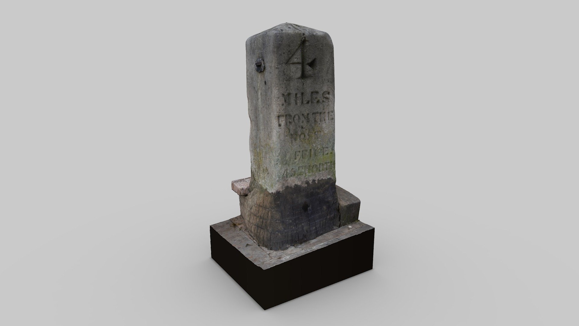 Haverstock Hill Milestone — Sketchfab embed 3D viewer