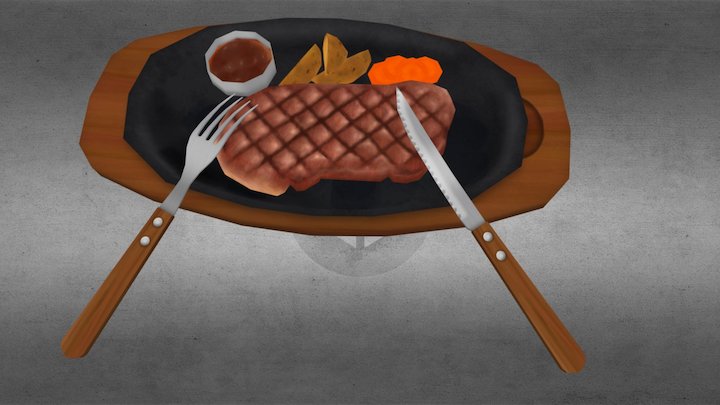 Steak 3D Model