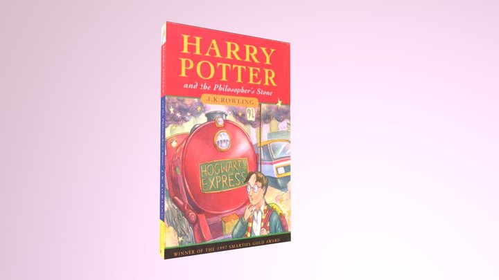 Harry Potter Books Collection 3D model