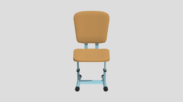 PBIS School Chair 3D Model