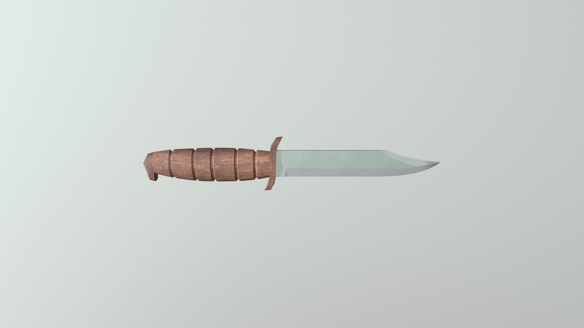 knife low poly