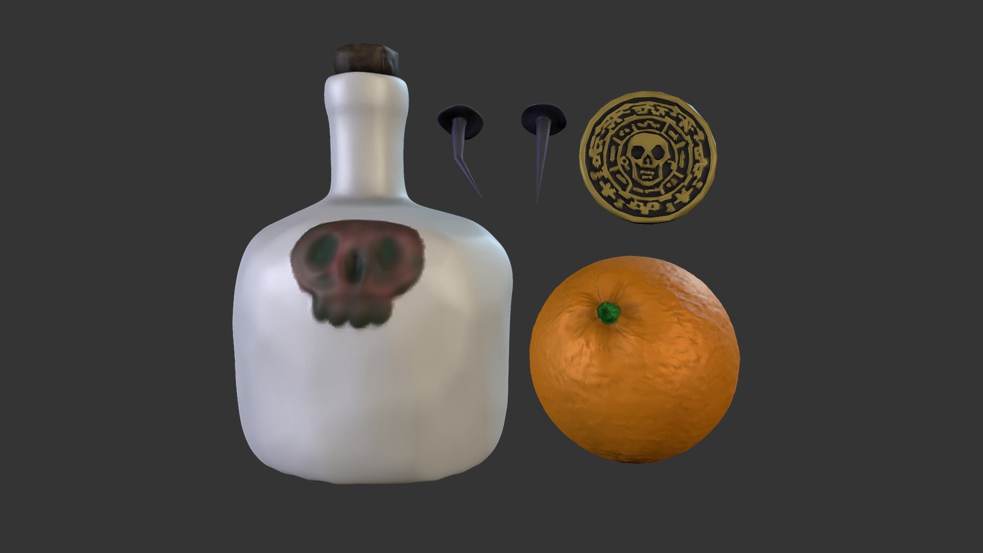Details Rum Nails Coins Oranges
