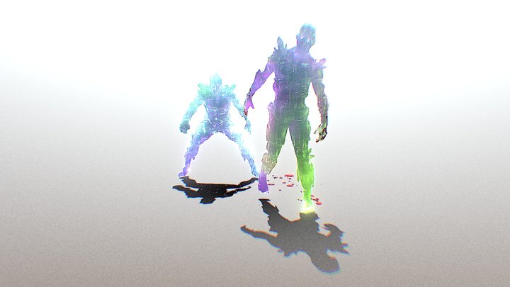 Crystal Zombies 3D Model