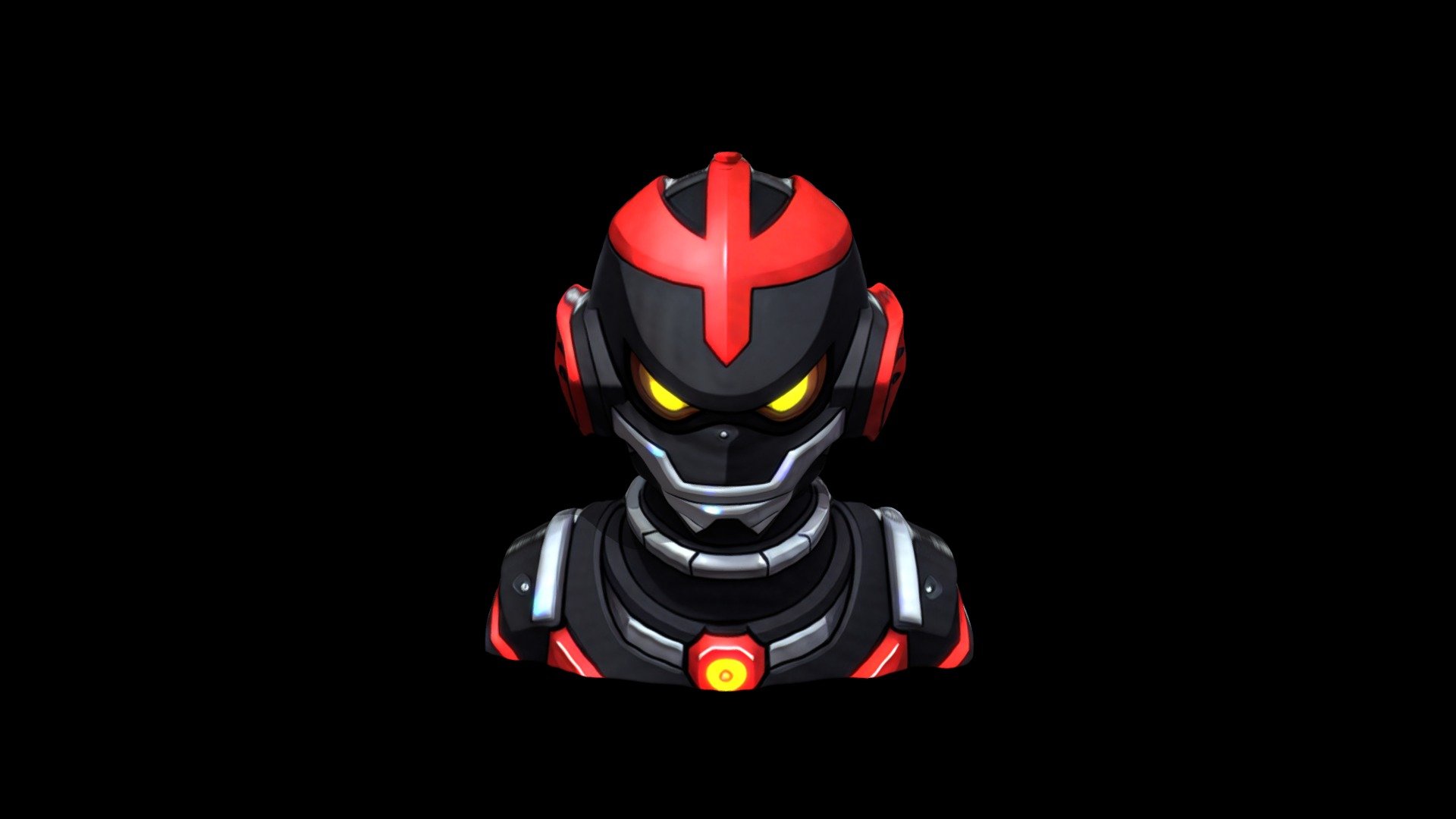 Helmet Mask Robot Cartoon 1544 - Download Free 3D model by klrxyz ...