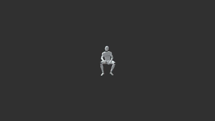 Sitting In The Subway 2 3D Model