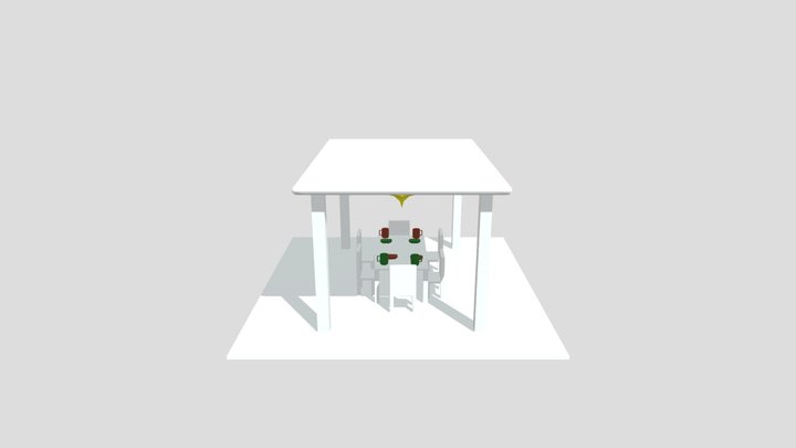 Mesa Cadeira 3D Model