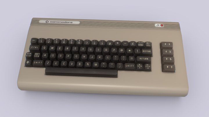 Commodore 64 3D Model