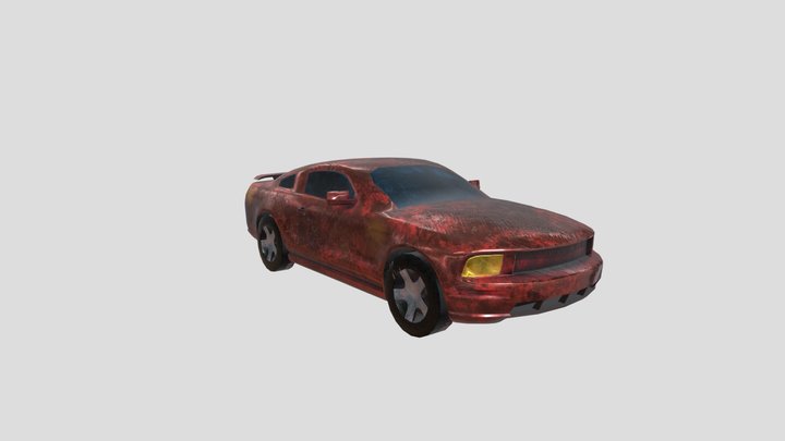 Carro Reto Rend 3D Model
