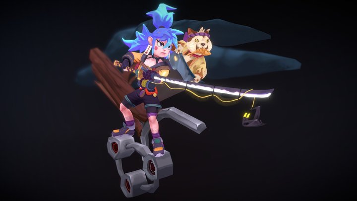 Shaina Neo Tokyo 3D Model