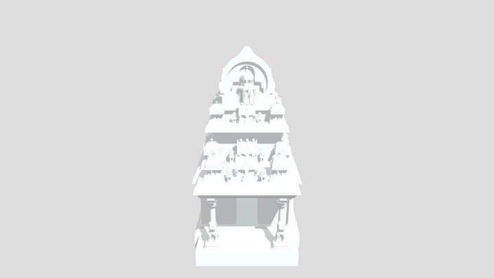 Monument Temple_2 3D Model