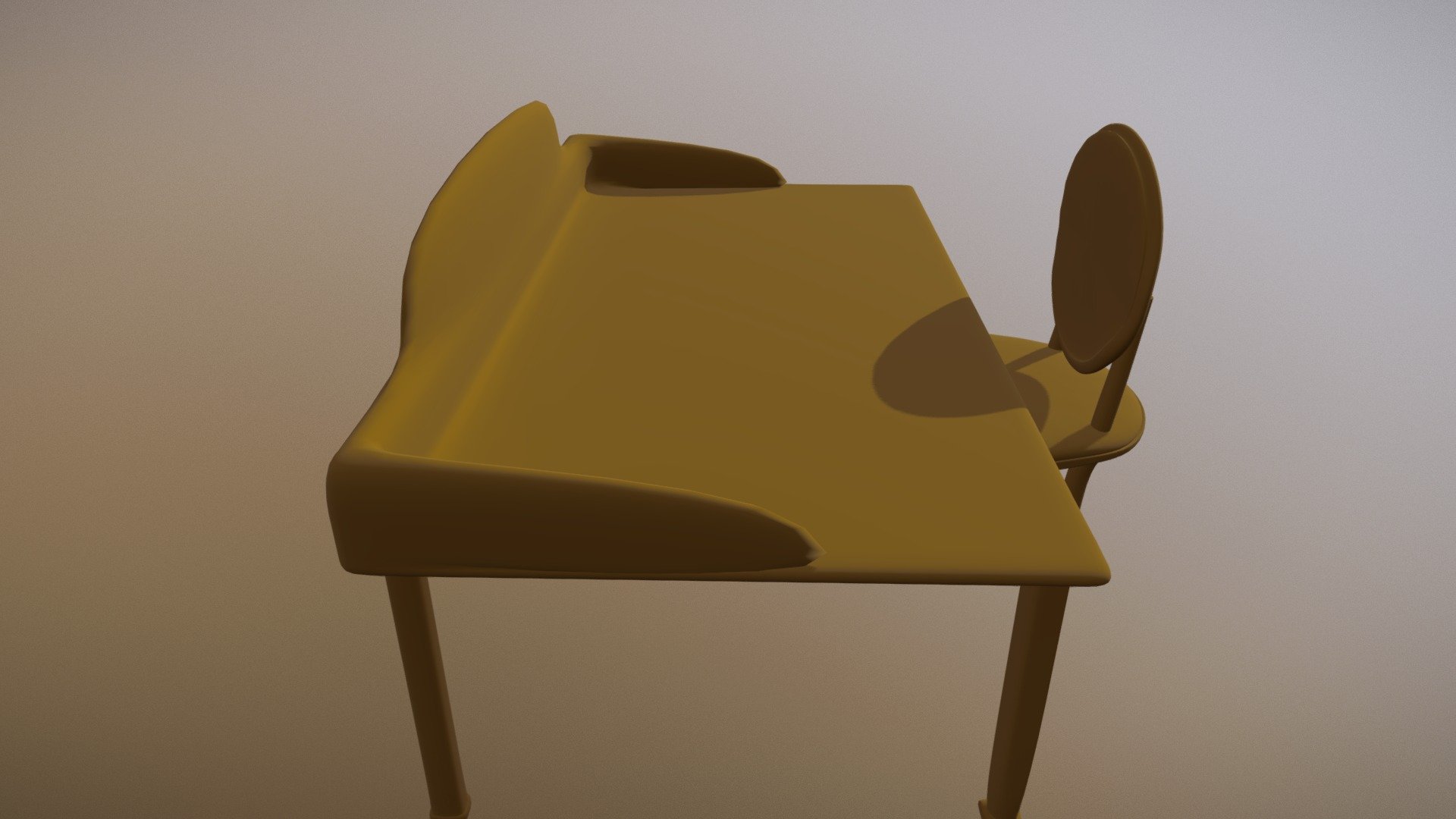 Table Chair Smooth