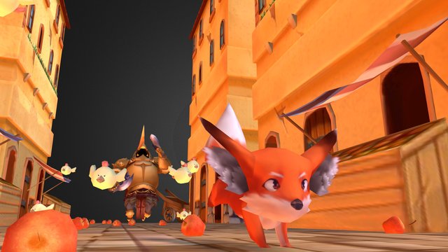 Run Fox  宝石奪回大作戦 3D Model