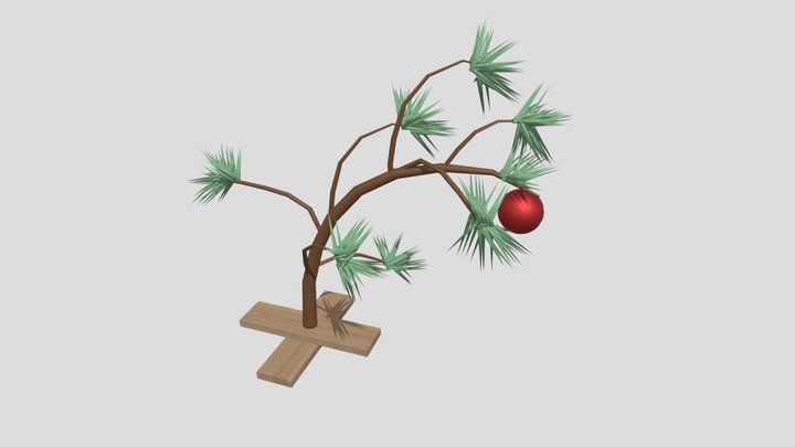 Charlie Brown's Christmas Tree 3D Model