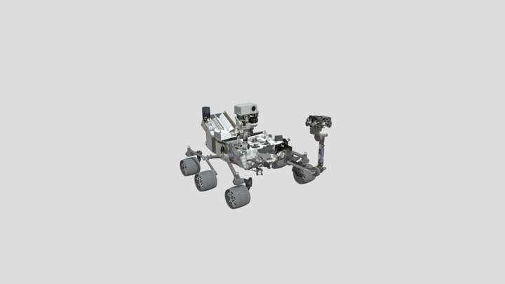 Curiosity Rover 3D Model