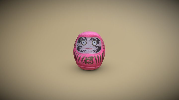 Daruma doll 3D Model