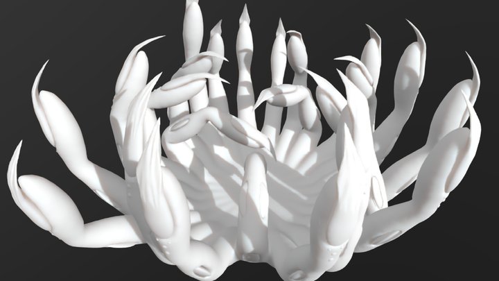 Finger Crab 3D Model