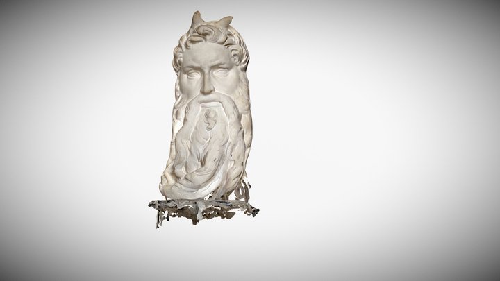 MASK OF THE MOSES OF MICHELANGELO 3D Model