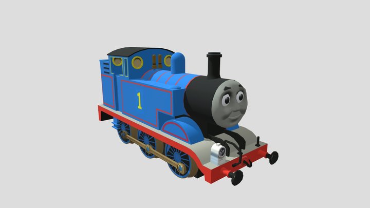 Hero Of The Rails Wii Thomas 3D Model