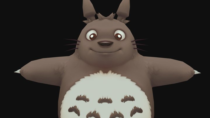 Totoro Final 3D Model
