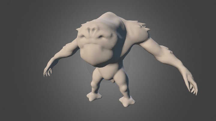 Rancor 3D Model