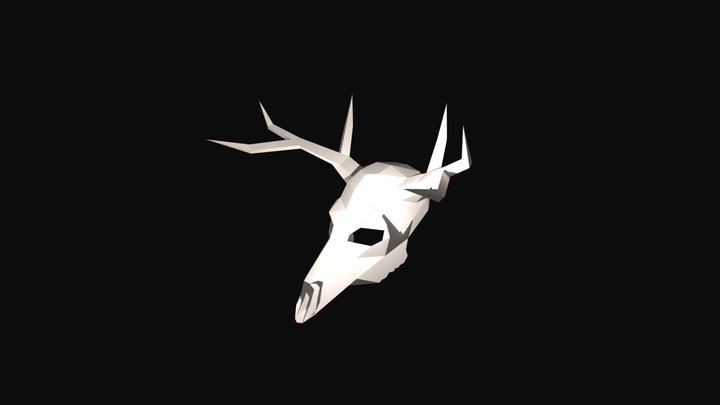 Deer Skull Mask 3D Model