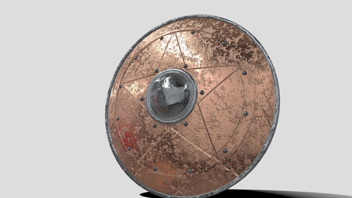 Coper Shield 3D Model