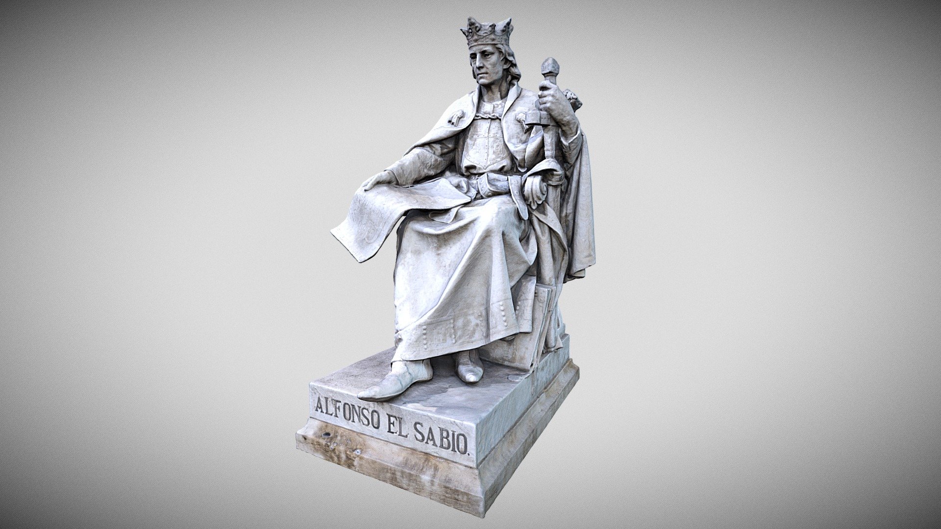 Estatua de Alfonso X  - José Alcoverro (1892)
