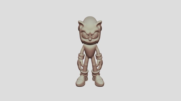 Movie Sonic - Blender 3D Model