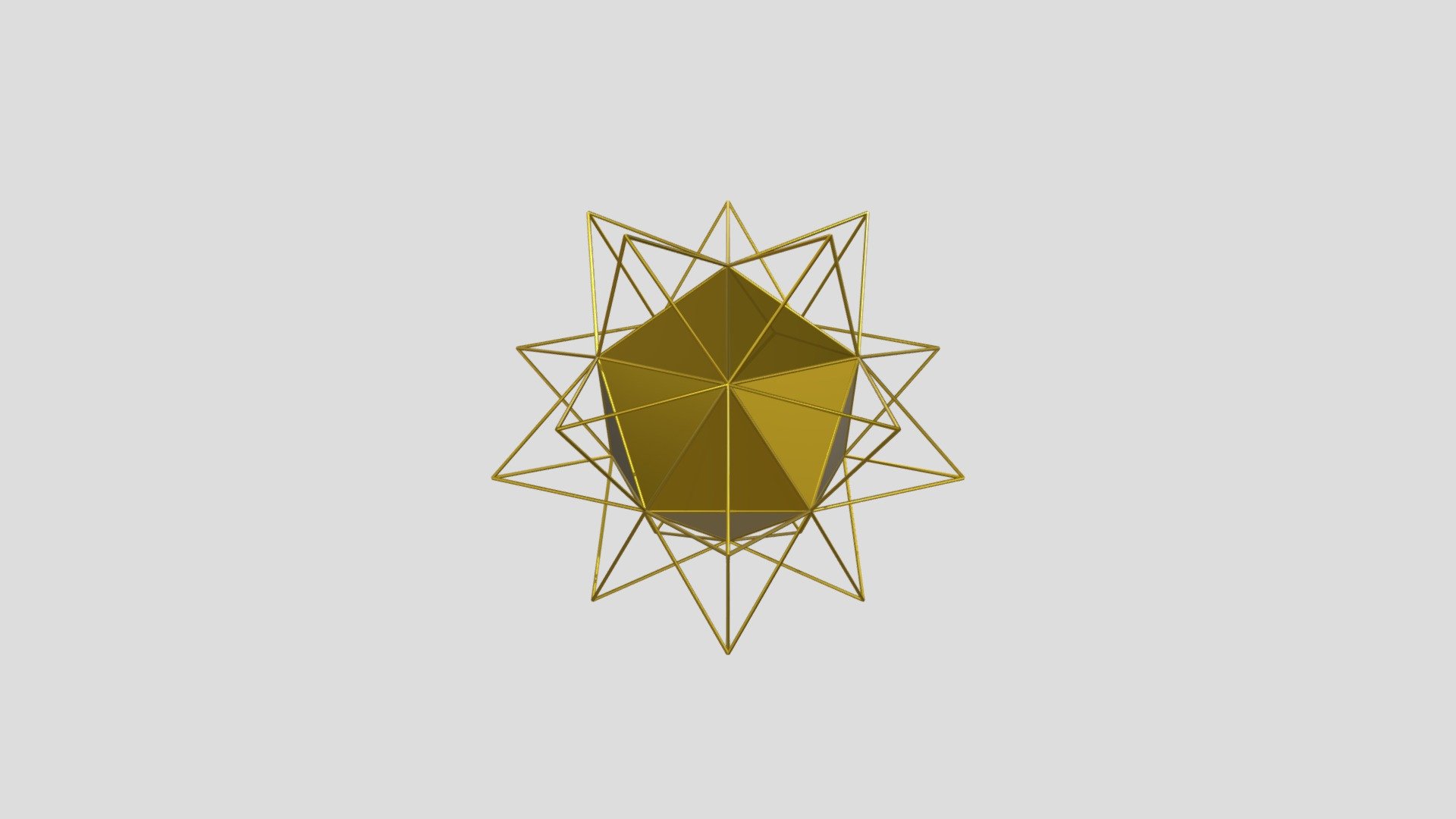 stellated regular icosahedron