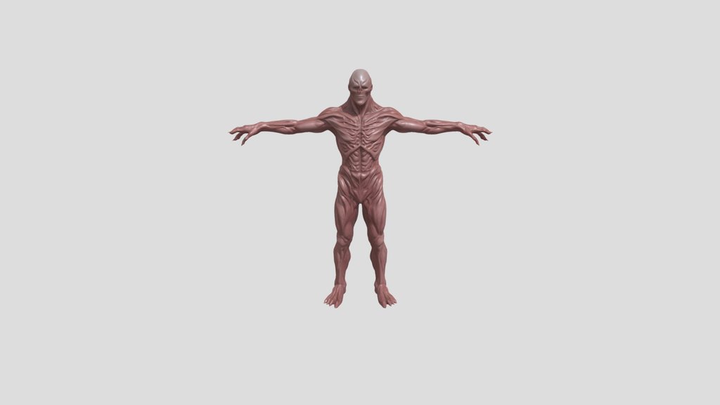 vecna 3d model from stranger things