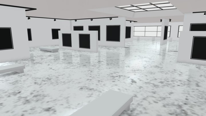 VR Gallery 3D 3D Model