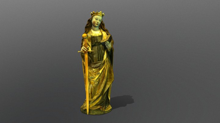 Святая Екатерина 3D Model