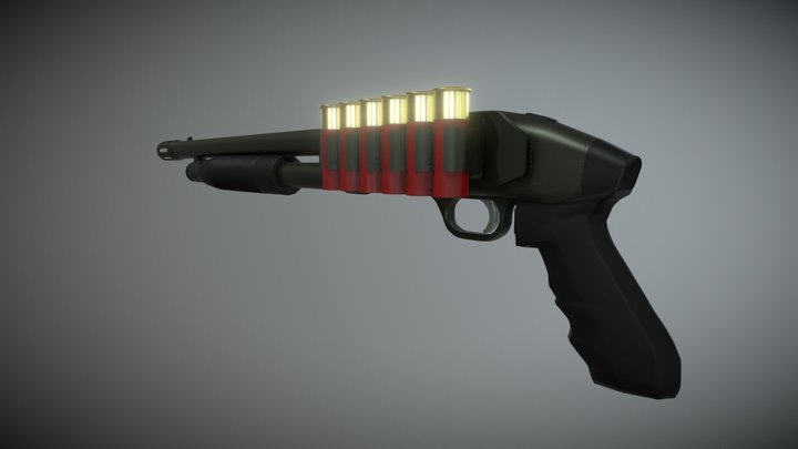 Mossberg 500 3D Model