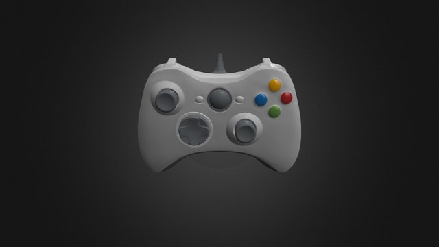 Xbox 360 Controller 3D Model