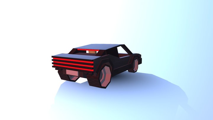 Cyber Car 3D Model