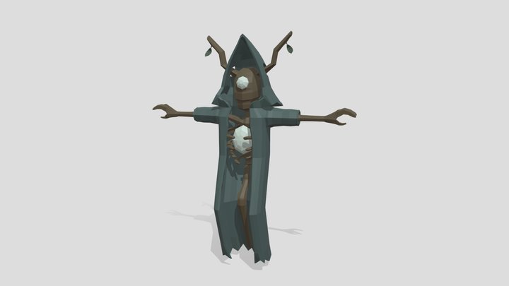 Lowpoly Seeker 3D Model