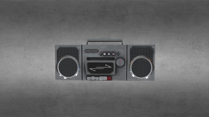 Boombox 3D Model