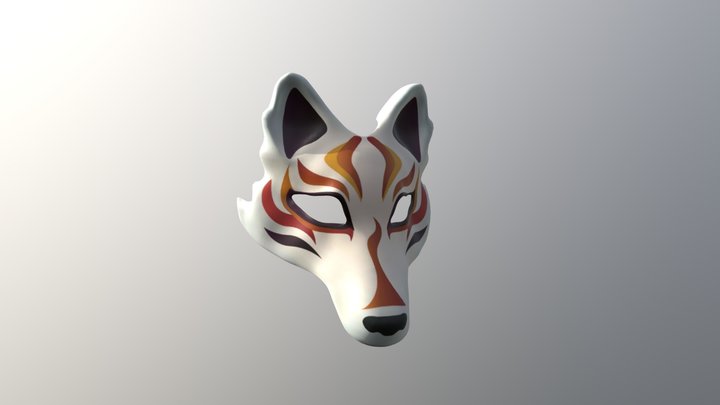 Japanese Fox 3D Model