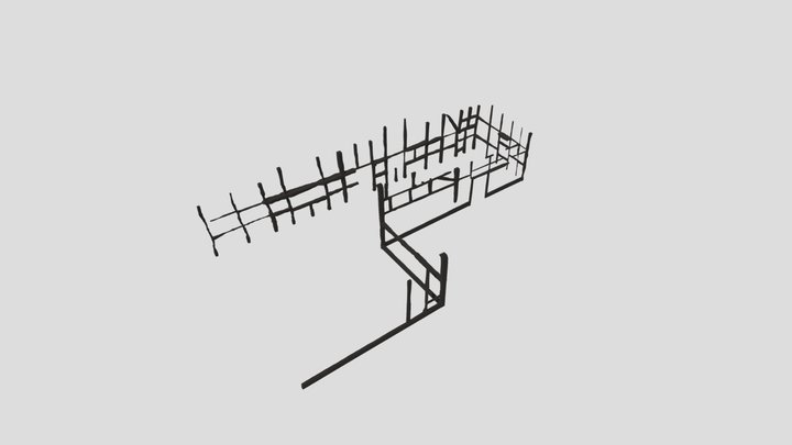 Beams for King's Somborne Cottage #2 3D Model
