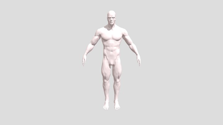Male sculpt HI-poly 3D Model