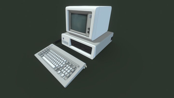 IBM PC XT 5150 3D Model