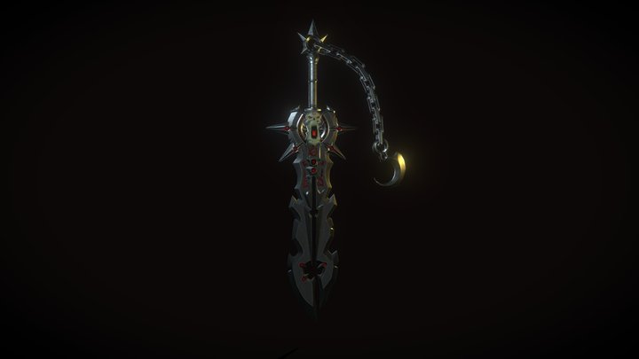 Death knight sword (fanart by Todor Hristov) 3D Model