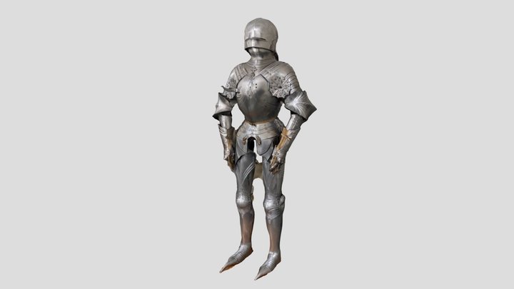 Armure de style gothique 3D Model