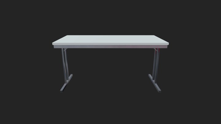Folding Table for Architecture 3D Model