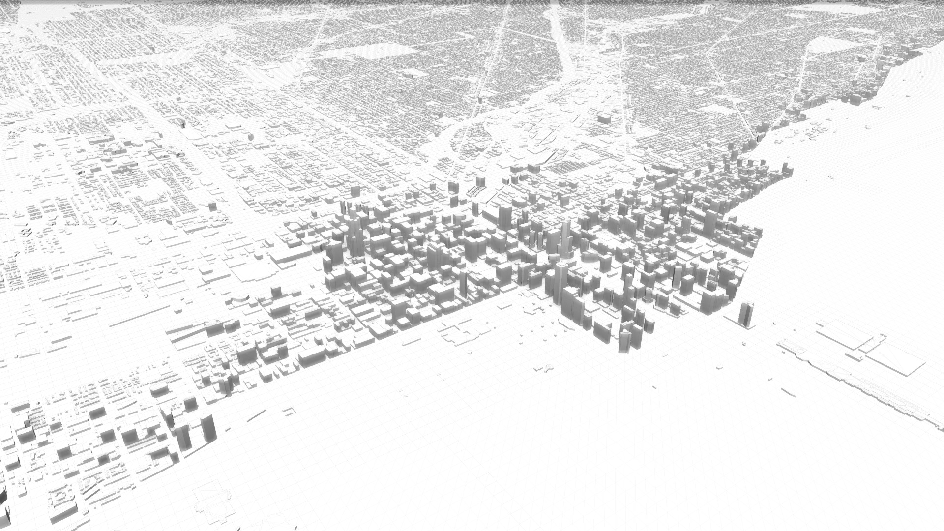 3D model CHICAGO CITY 3D - This is a 3D model of the CHICAGO CITY 3D. The 3D model is about a city with many buildings.