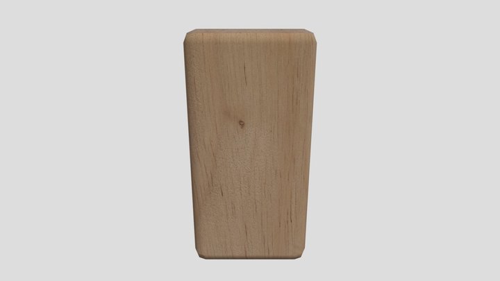 Wood Block 3D Model