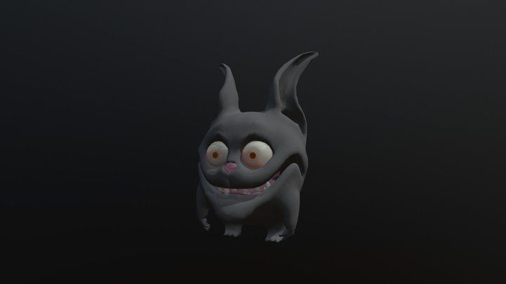 Challenged Dog-Creature 3D Model